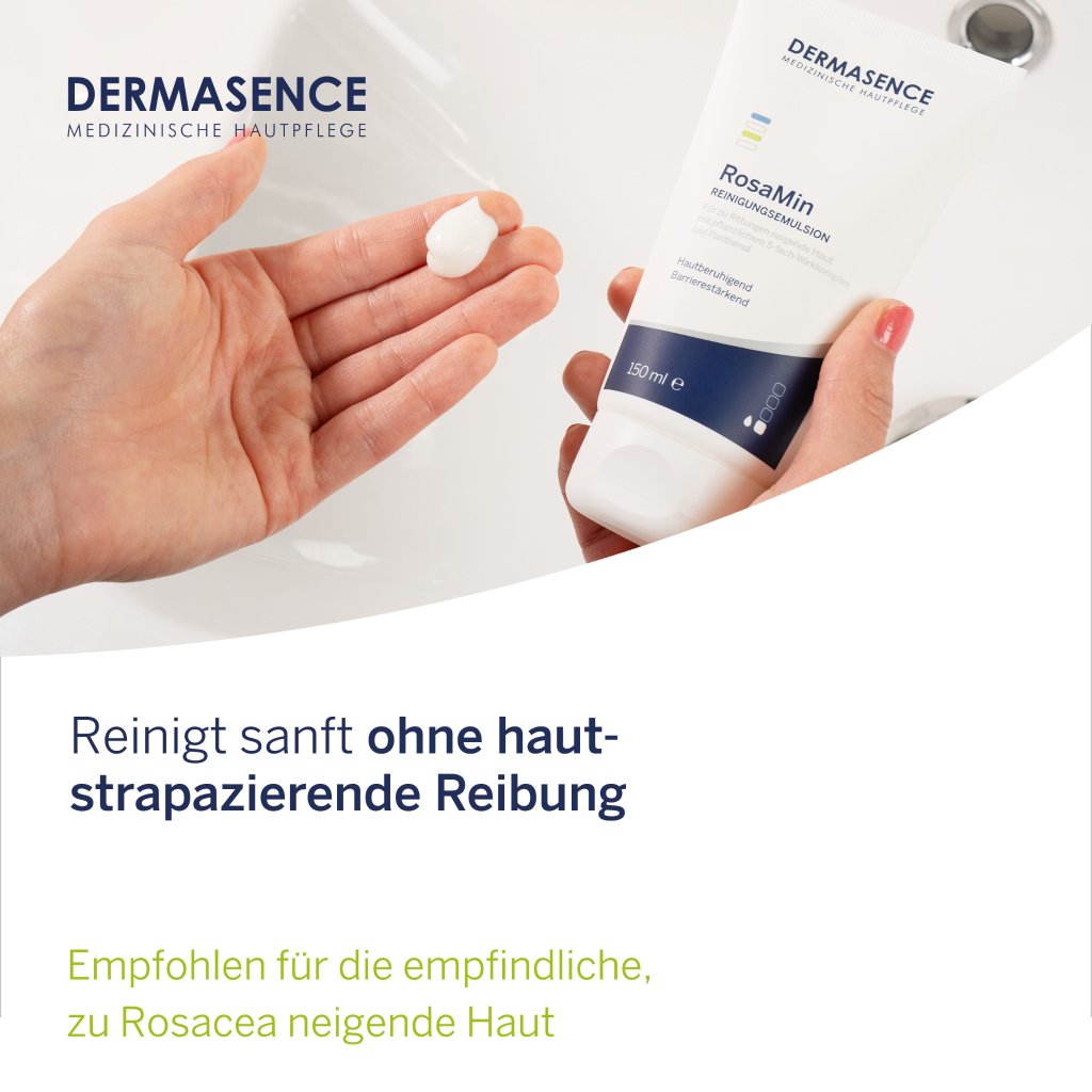DERMASENCE RosaMin Reinigungsemulsion, 150 ml