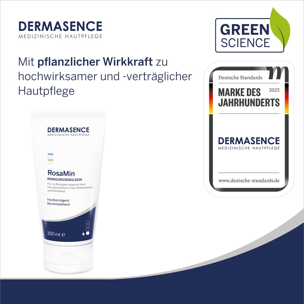 DERMASENCE RosaMin Reinigungsemulsion, 150 ml
