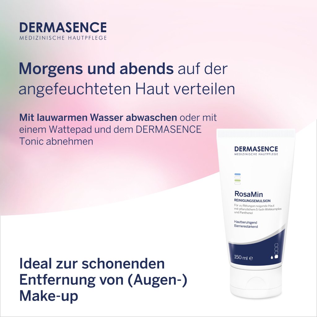DERMASENCE RosaMin Reinigungsemulsion, 150 ml