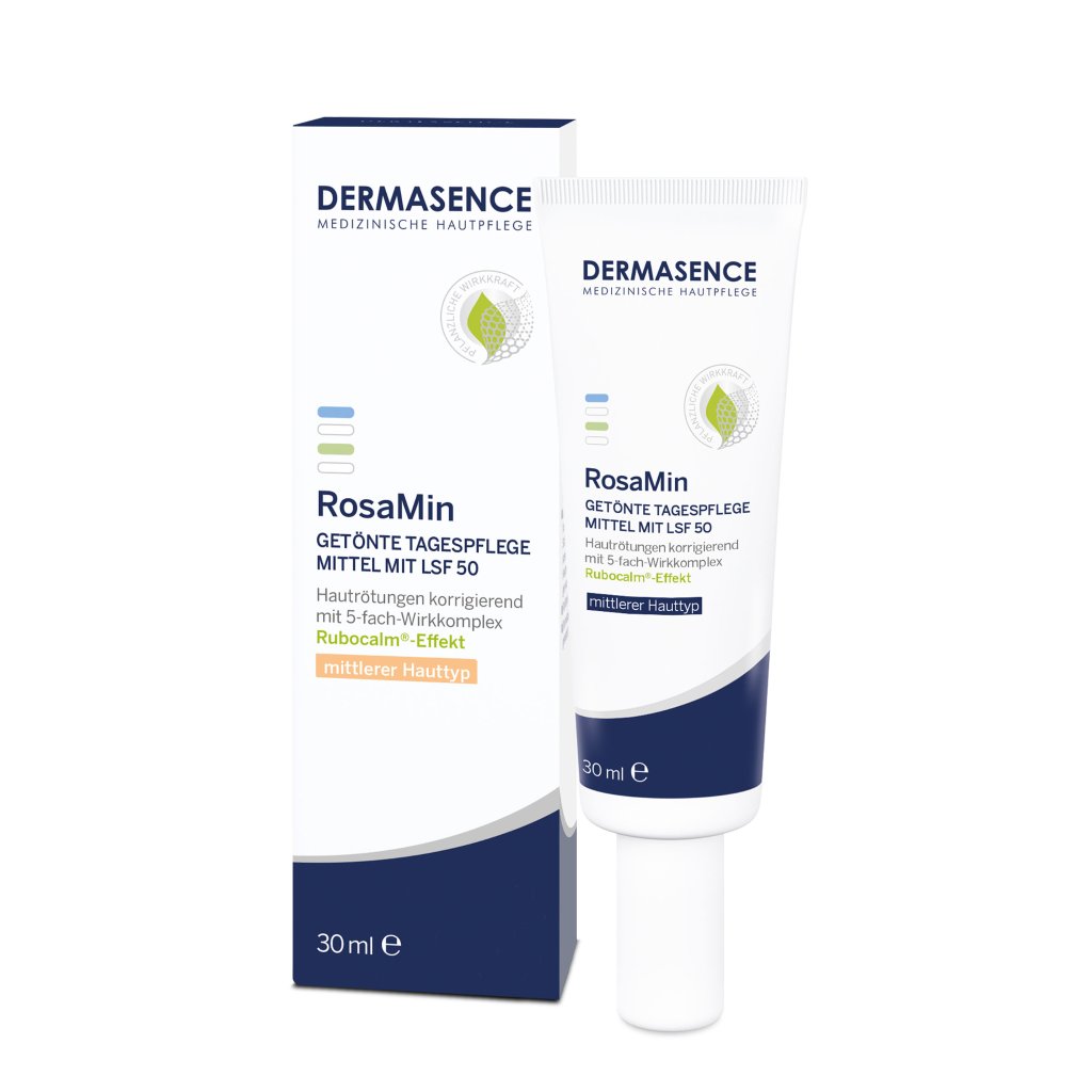 DERMASENCE RosaMin Getönte Tagespflege mit LSF 50, 30 ml