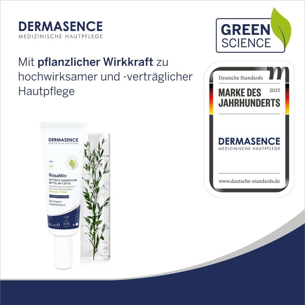 DERMASENCE RosaMin Getönte Tagespflege mit LSF 50, 30 ml