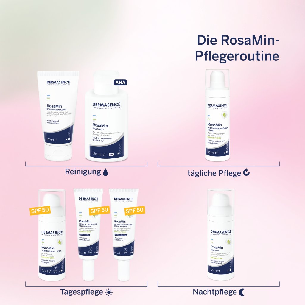 DERMASENCE RosaMin Getönte Tagespflege mit LSF 50, 30 ml