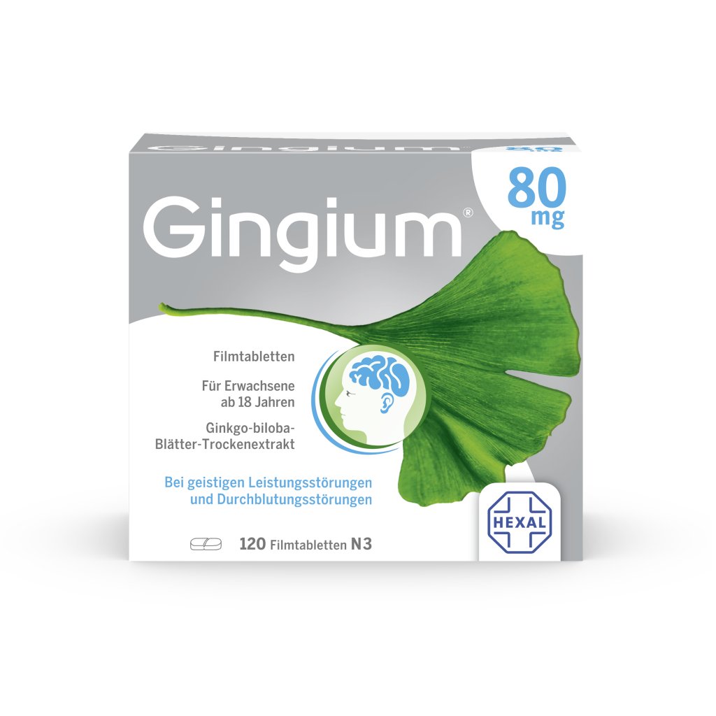 GINGIUM 80 mg Filmtabletten