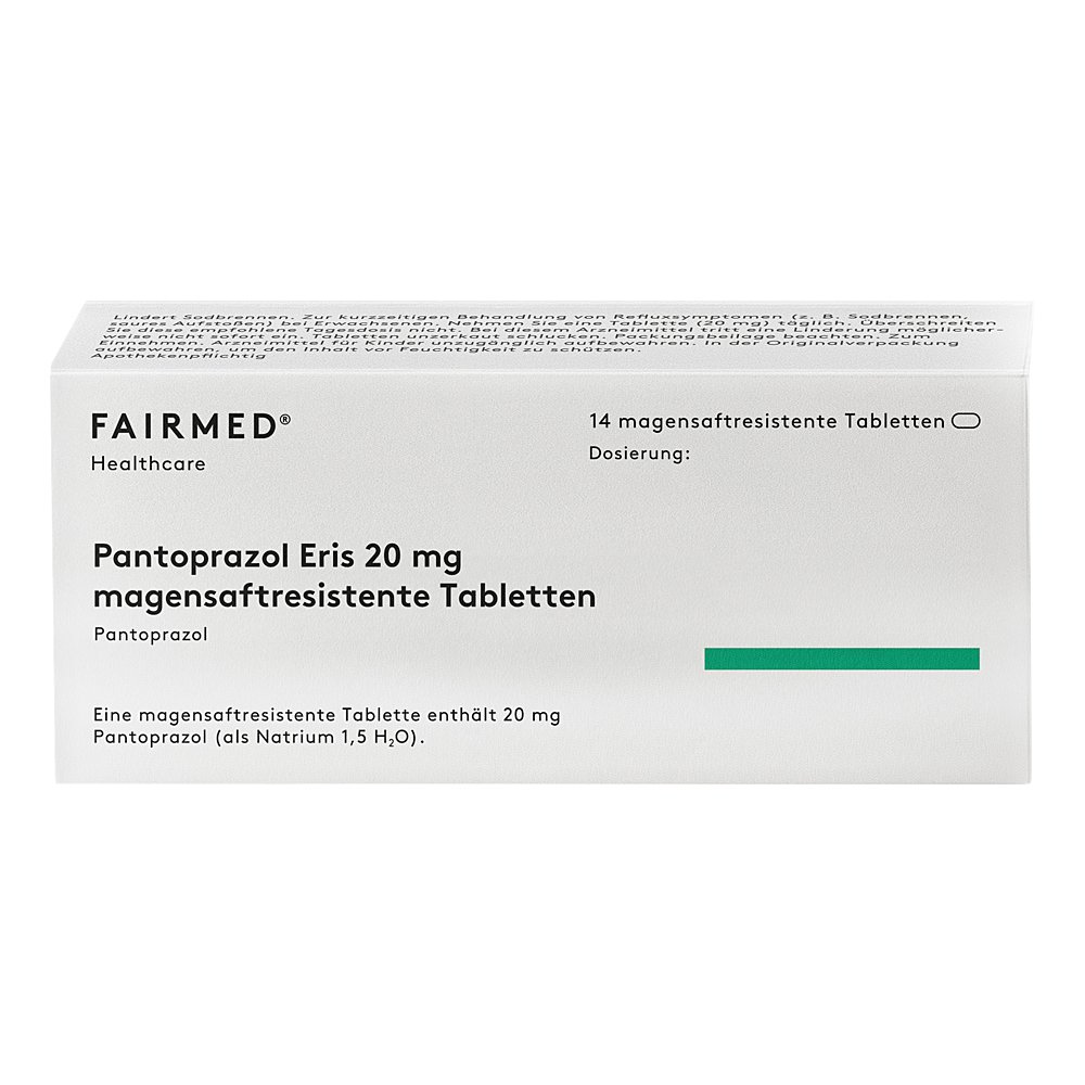 PANTOPRAZOL Eris 20 mg magensaftres.Tabletten