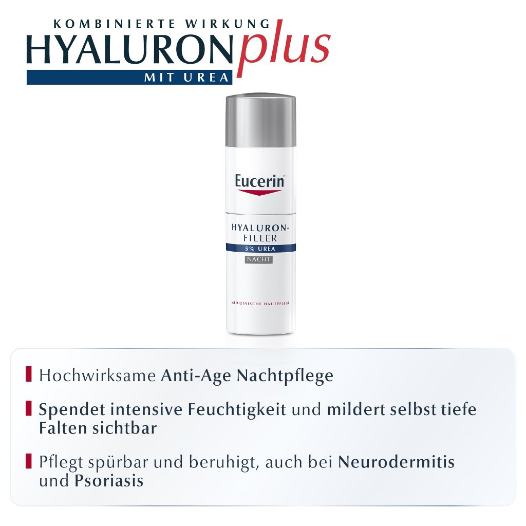 EUCERIN Anti-Age Hyaluron-Filler UREA Nachtcreme