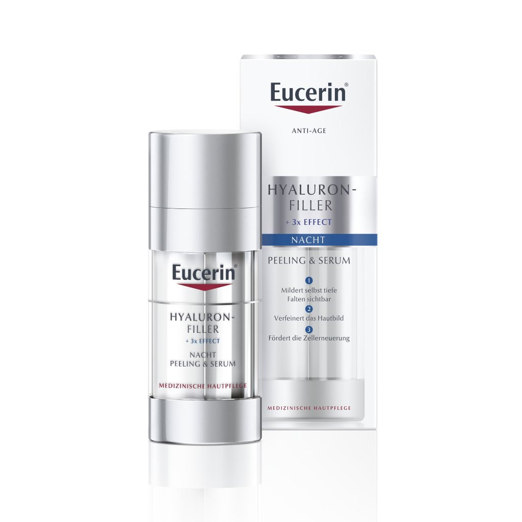 EUCERIN Anti-Age Hyaluron-Filler Nacht Peel.+Serum