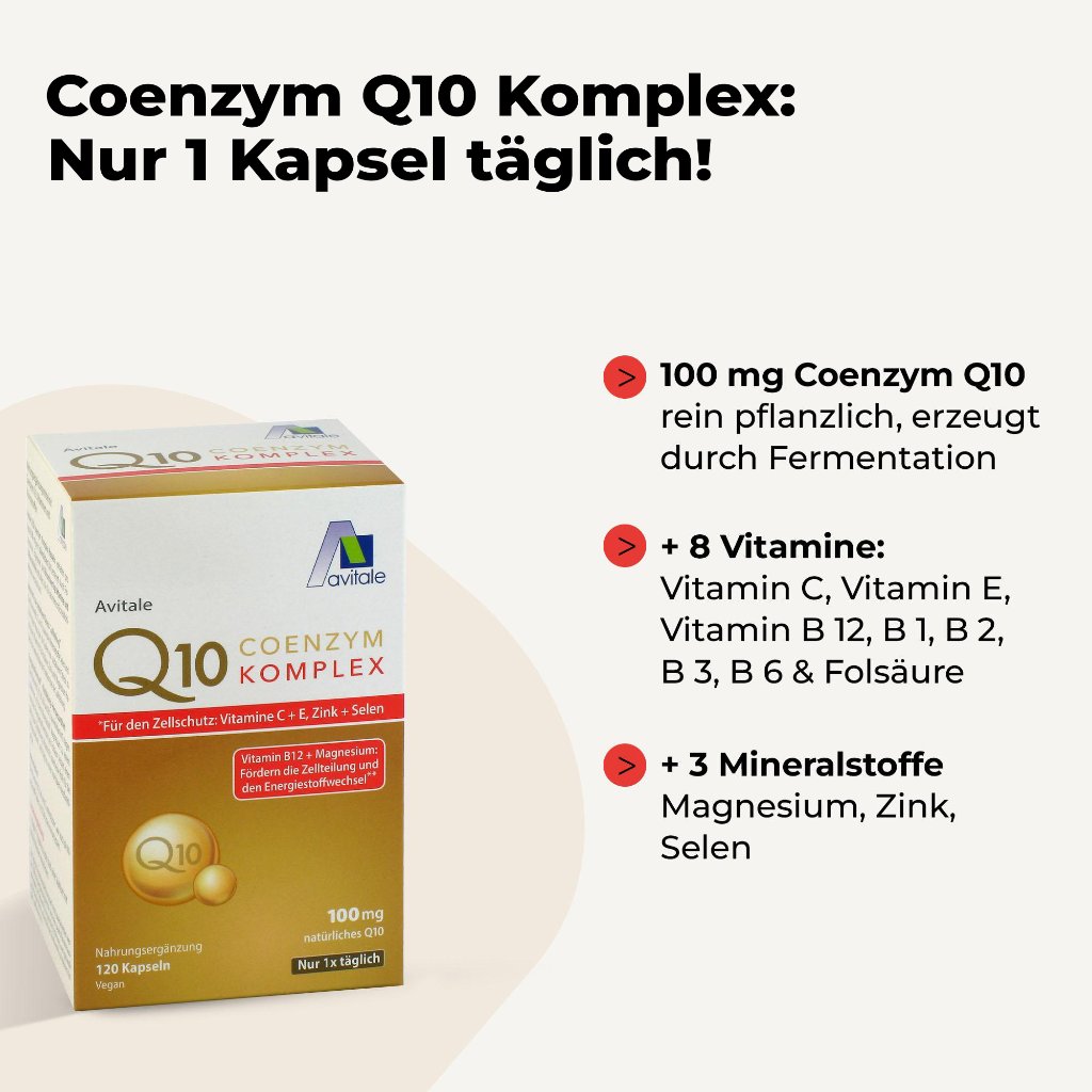 COENZYM Q10 100 mg Kapseln+Vitamine+Mineralstoffe