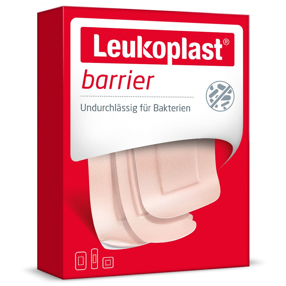 LEUKOPLAST barrier Strips 22x72mm/38x38mm/38x63mm