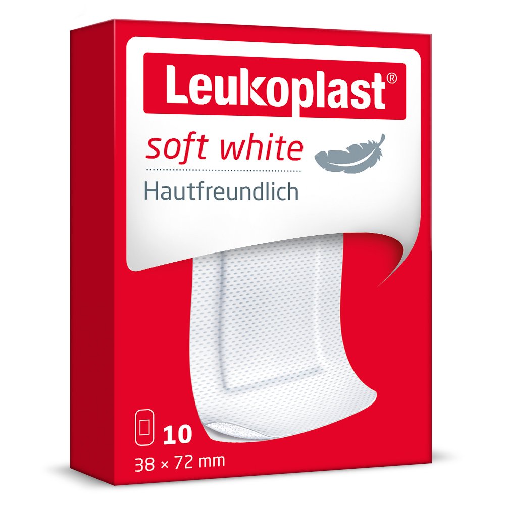 LEUKOPLAST soft white Pflasterstrips 38x72 mm
