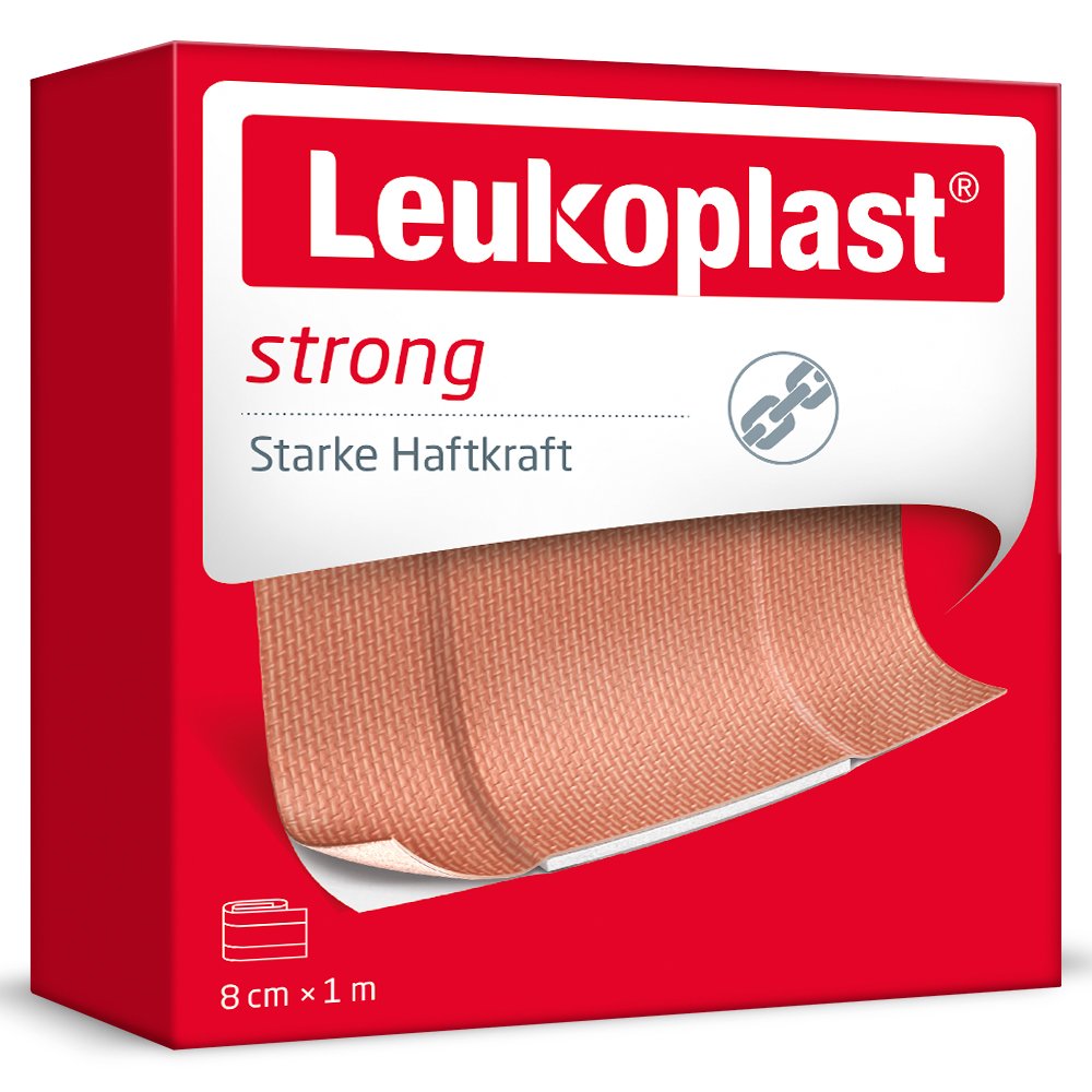 LEUKOPLAST strong Pflaster 8 cmx1 m