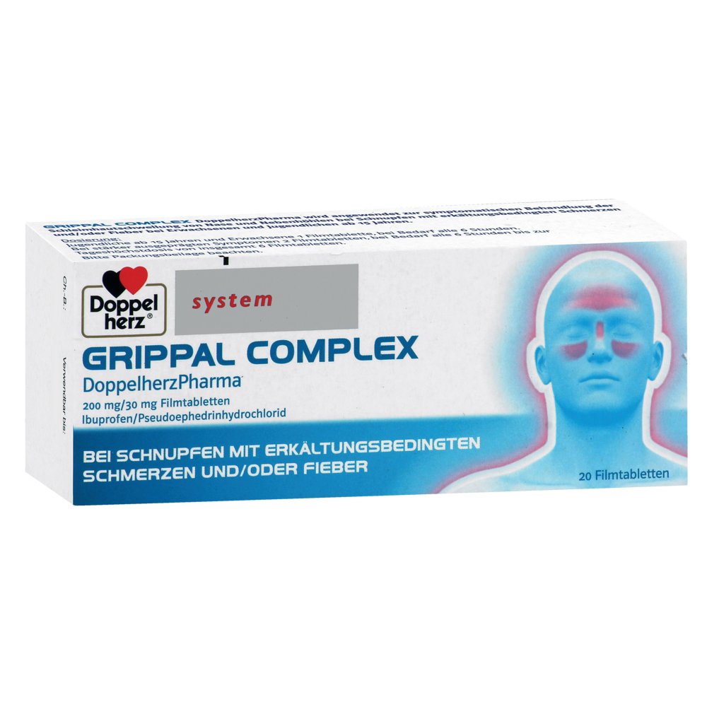 GRIPPAL COMPLEX DoppelherzPharma 200 mg/30 mg FTA