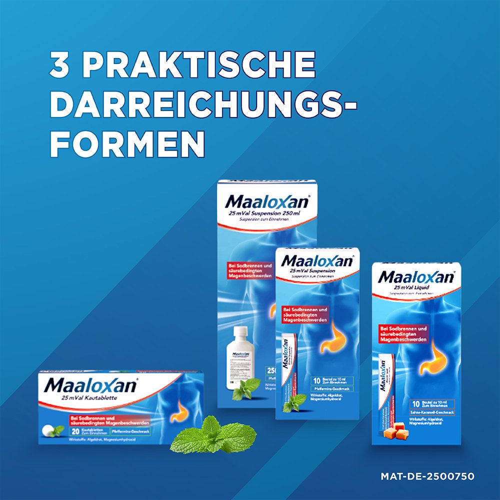 MAALOXAN 25 mVal Kautabletten