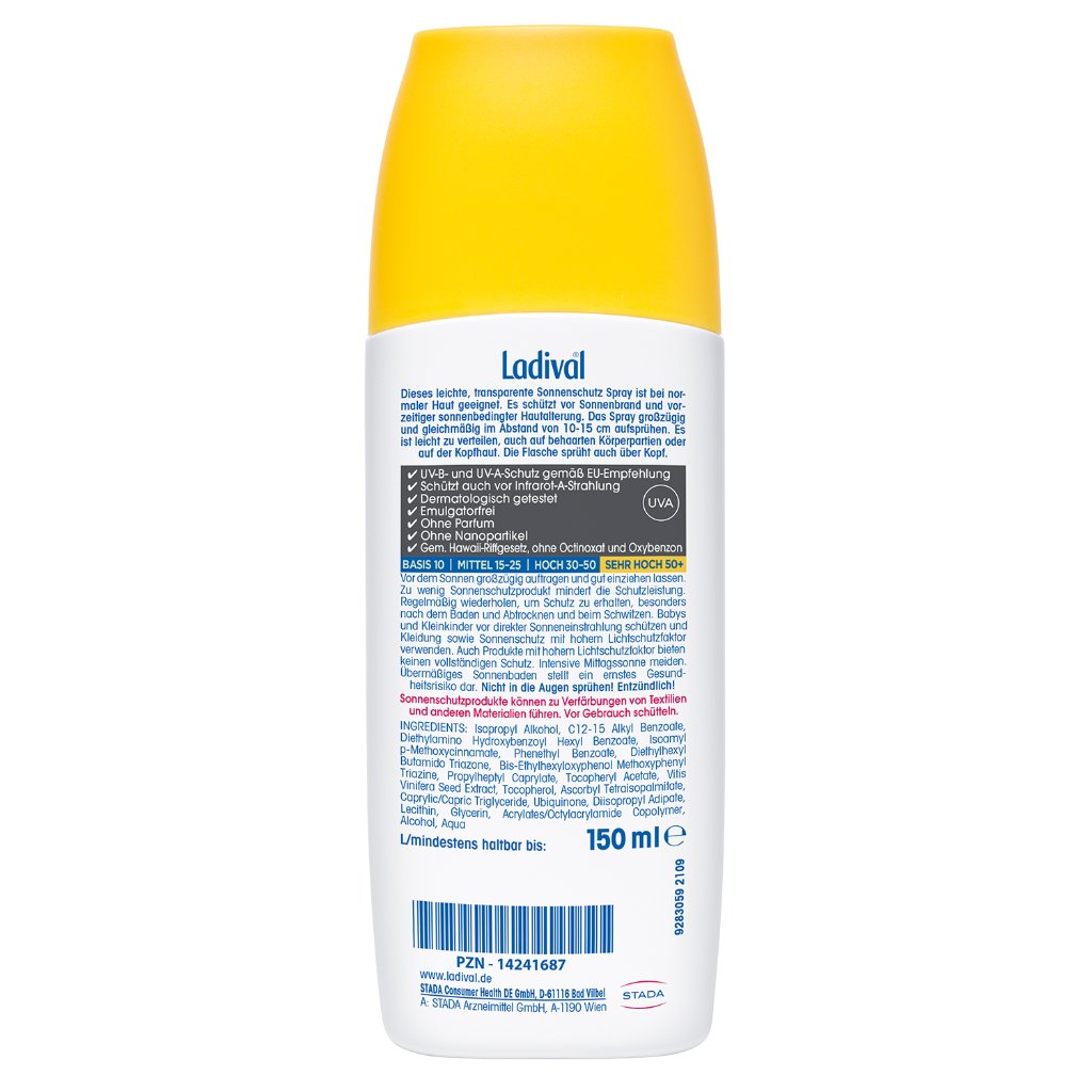 LADIVAL Aktiv Sonnenschutz Spray LSF 50+