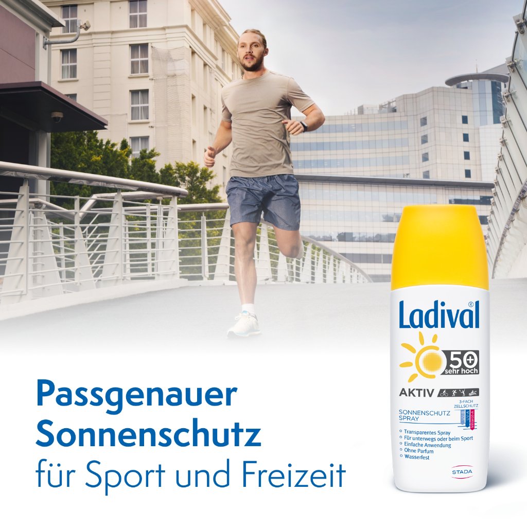 LADIVAL Aktiv Sonnenschutz Spray LSF 50+