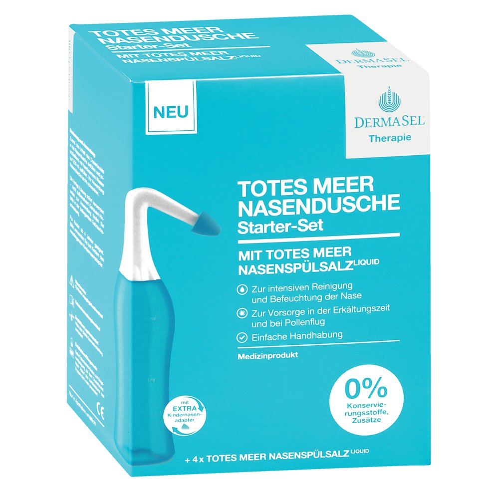 DERMASEL Therapie Nasendusche Starter-Set