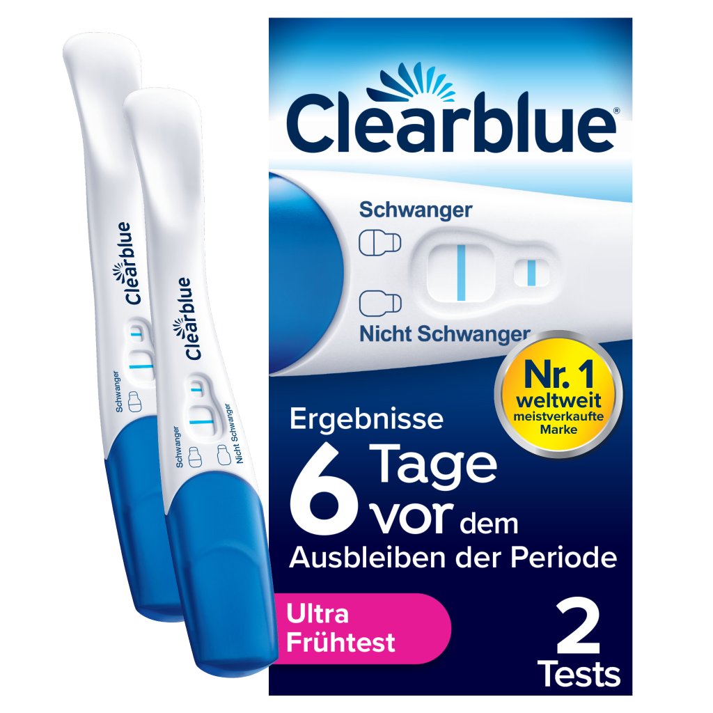 CLEARBLUE Schwangerschaftstest frühe Erkennung 2er