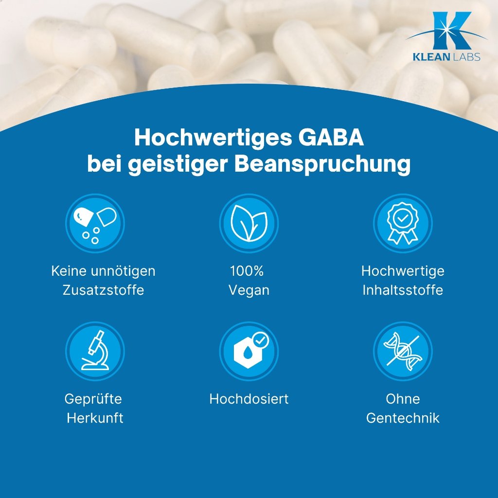 Klean Labs GABA 500mg