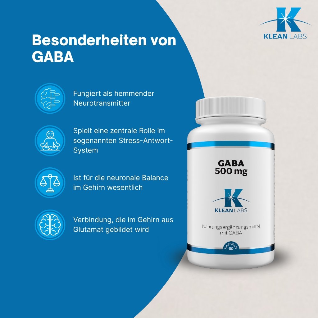 Klean Labs GABA 500mg