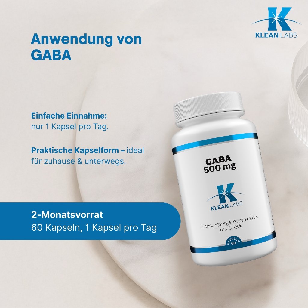 Klean Labs GABA 500mg