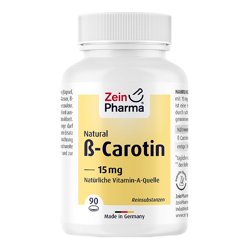 BETA CAROTIN NATURAL 15 mg ZeinPharma Weichkapseln