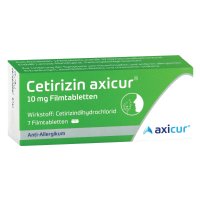 CETIRIZIN axicur 10 mg Filmtabletten