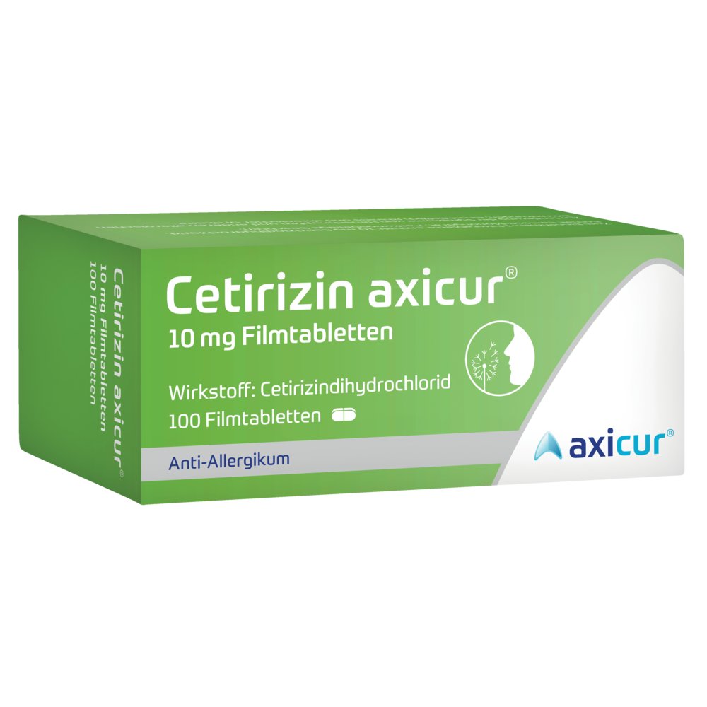 CETIRIZIN axicur 10 mg Filmtabletten