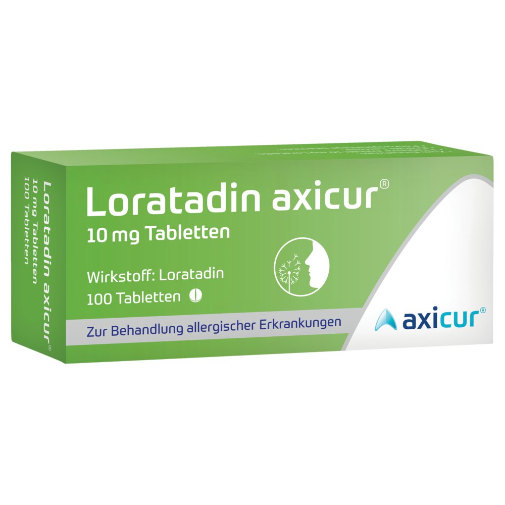 LORATADIN axicur 10 mg Tabletten