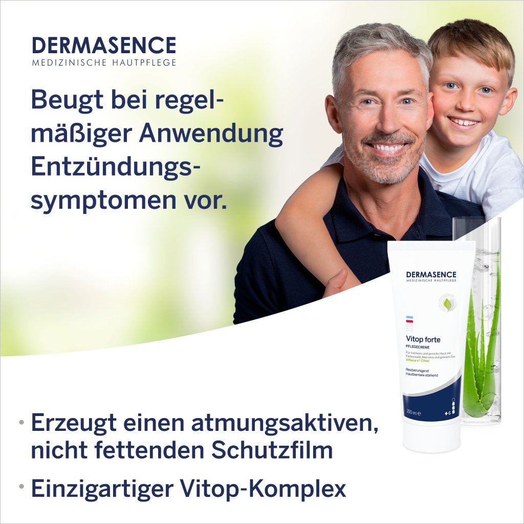 DERMASENCE Vitop forte Pflegecreme, 200 ml
