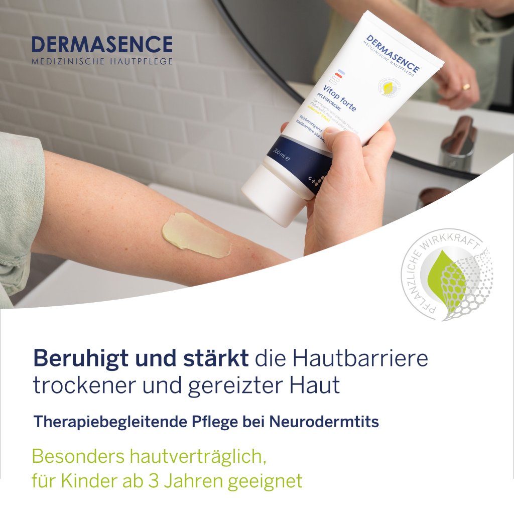 DERMASENCE Vitop forte Pflegecreme, 200 ml