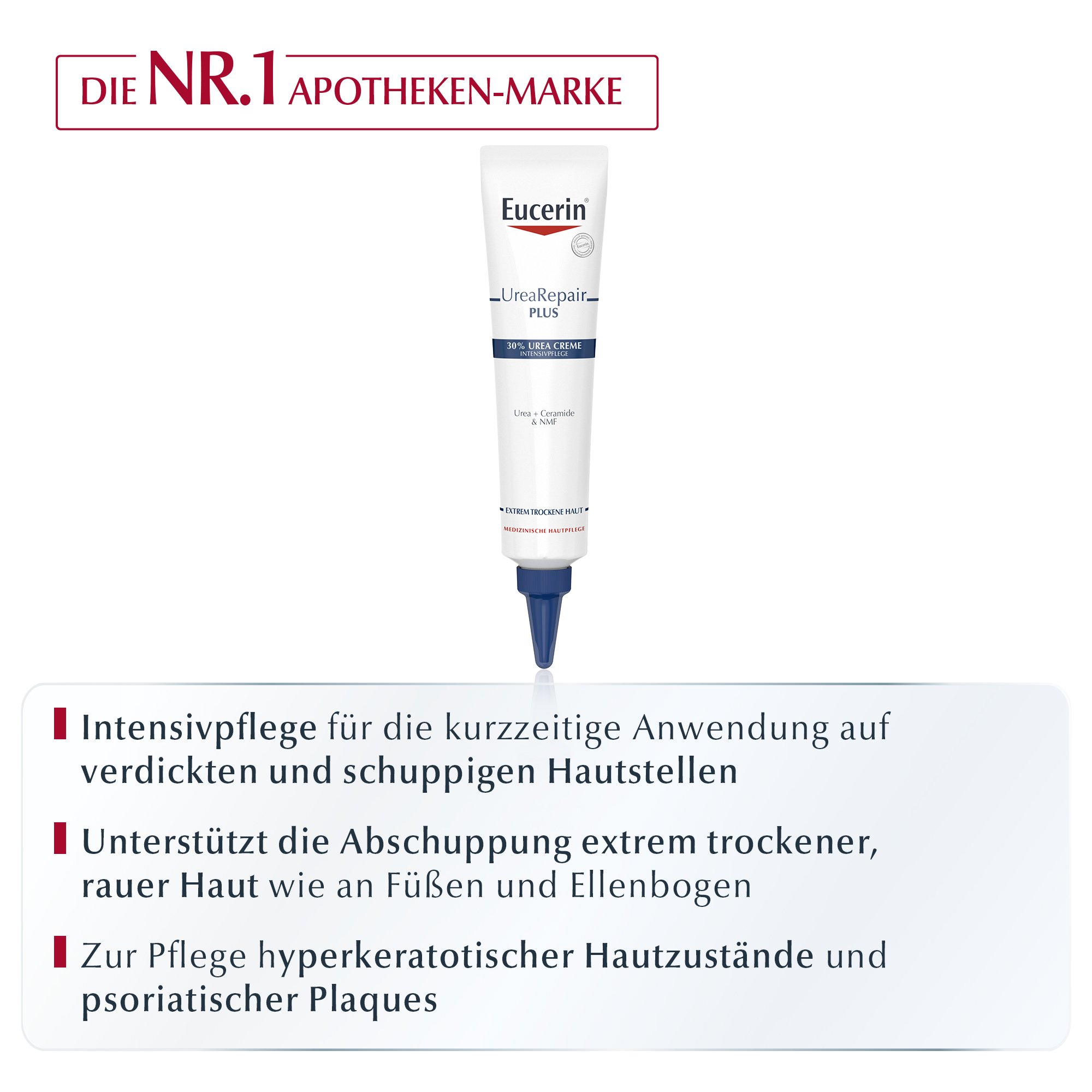 EUCERIN UreaRepair PLUS Intensivpflege 30% Creme