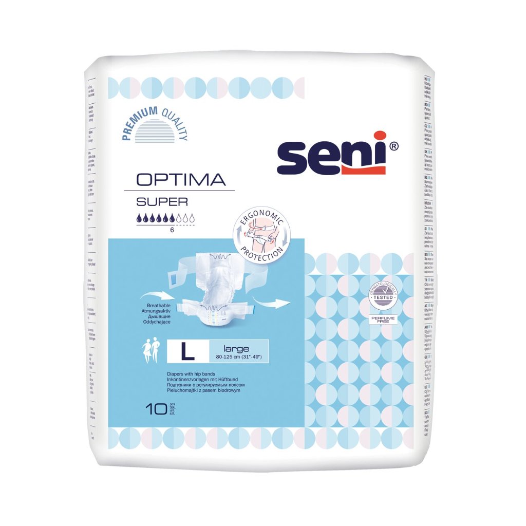 SENI Optima Super Inkontinenzvorlage m.Hüftbund L