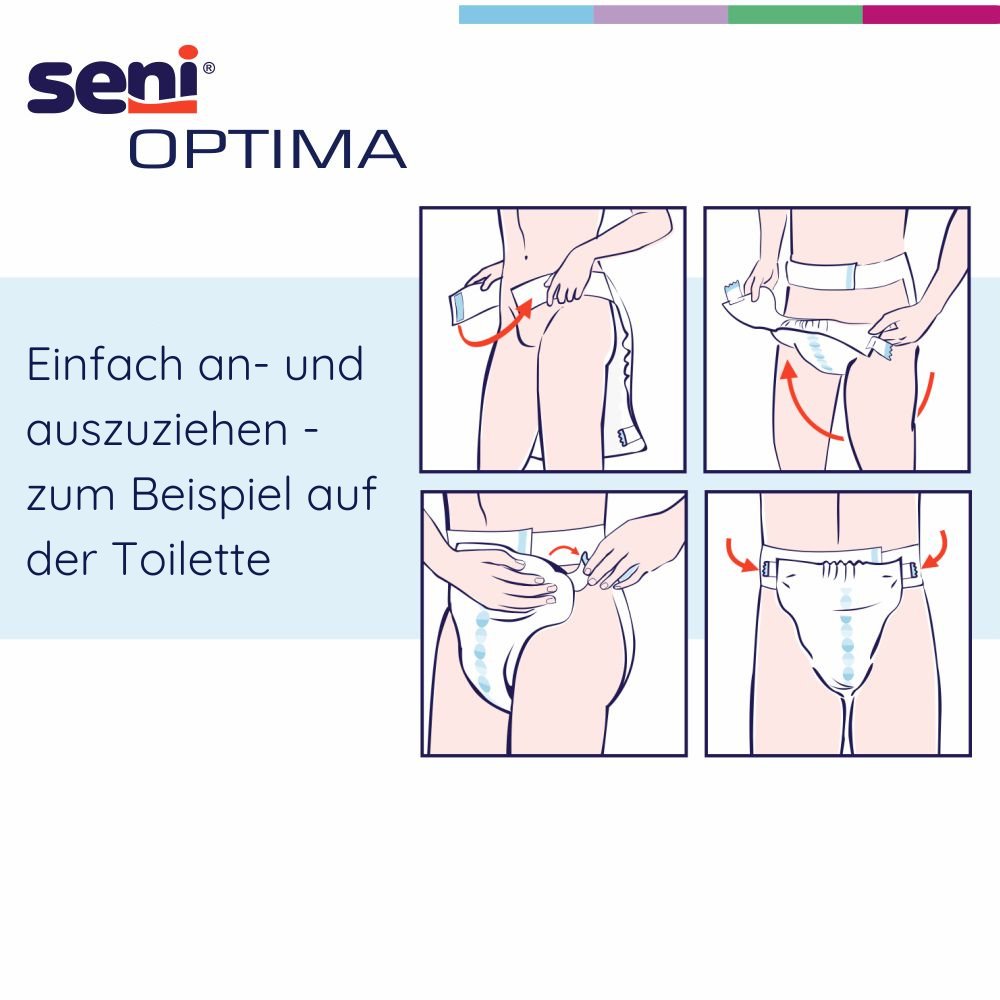 SENI Optima Super Inkontinenzvorlage m.Hüftbund L