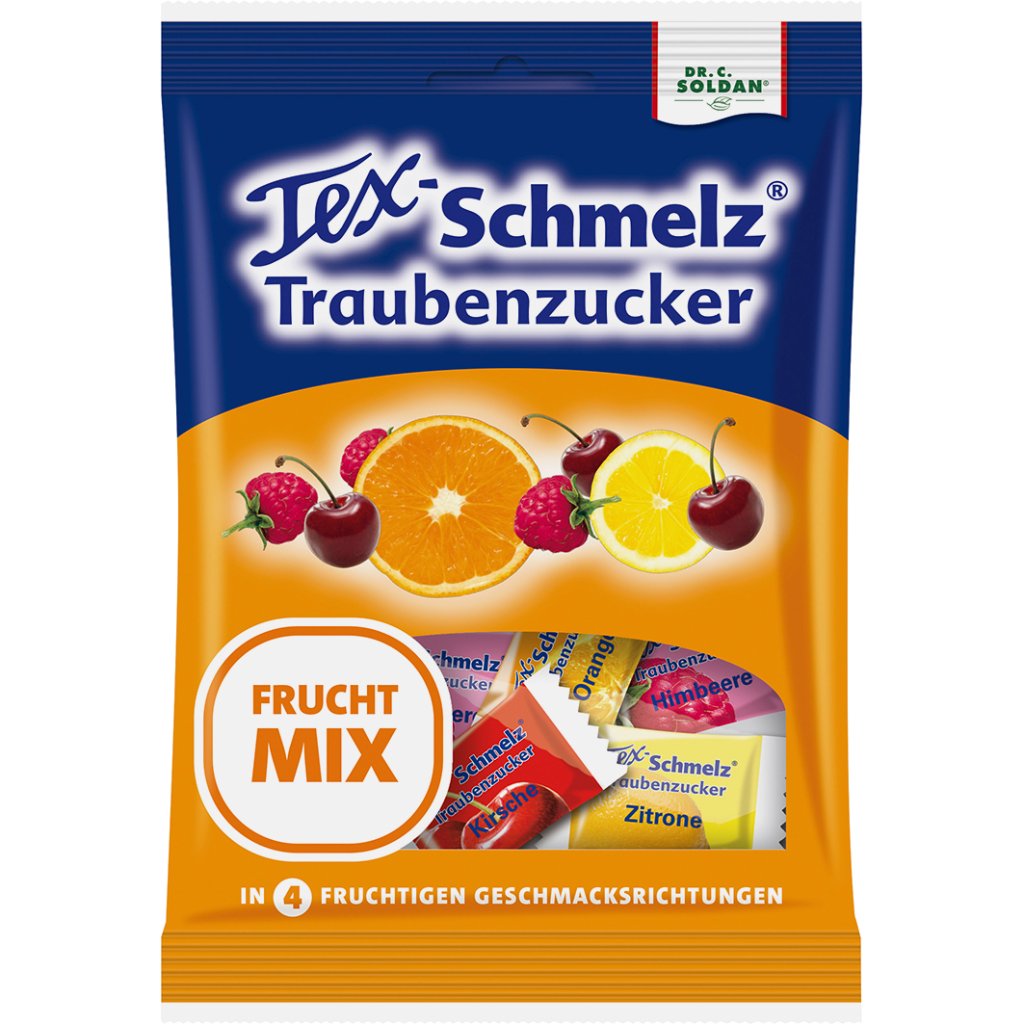 SOLDAN Tex Schmelz Frucht-Mix Kautabletten