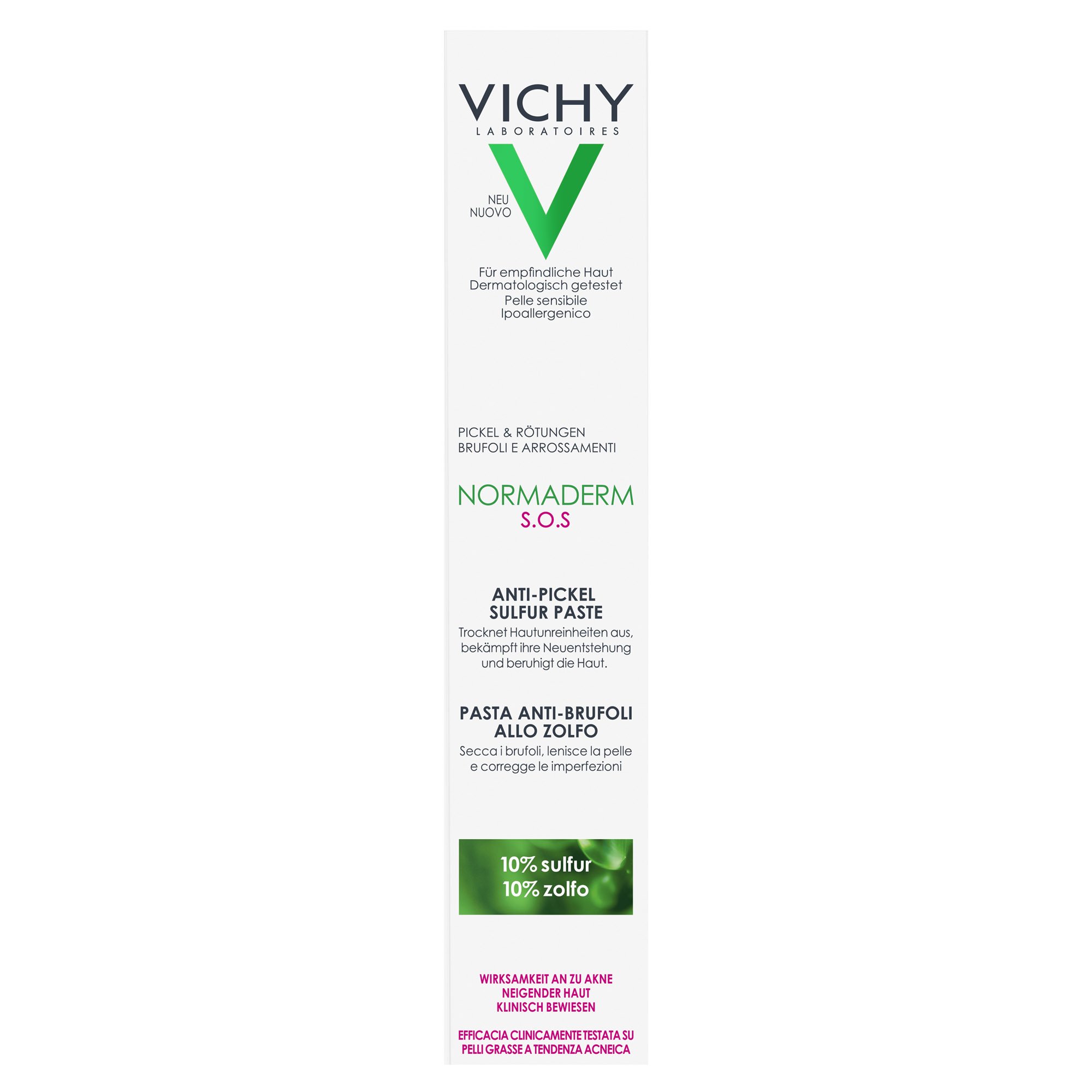 Vichy Normaderm Anti-Pickel Sulfur Paste