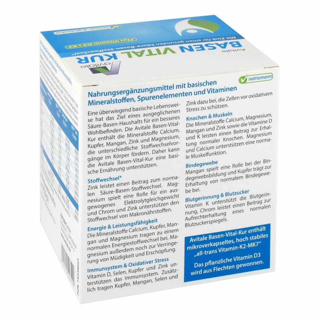 BASEN VITAL KUR plus Vitamin D3+K2 Pulver