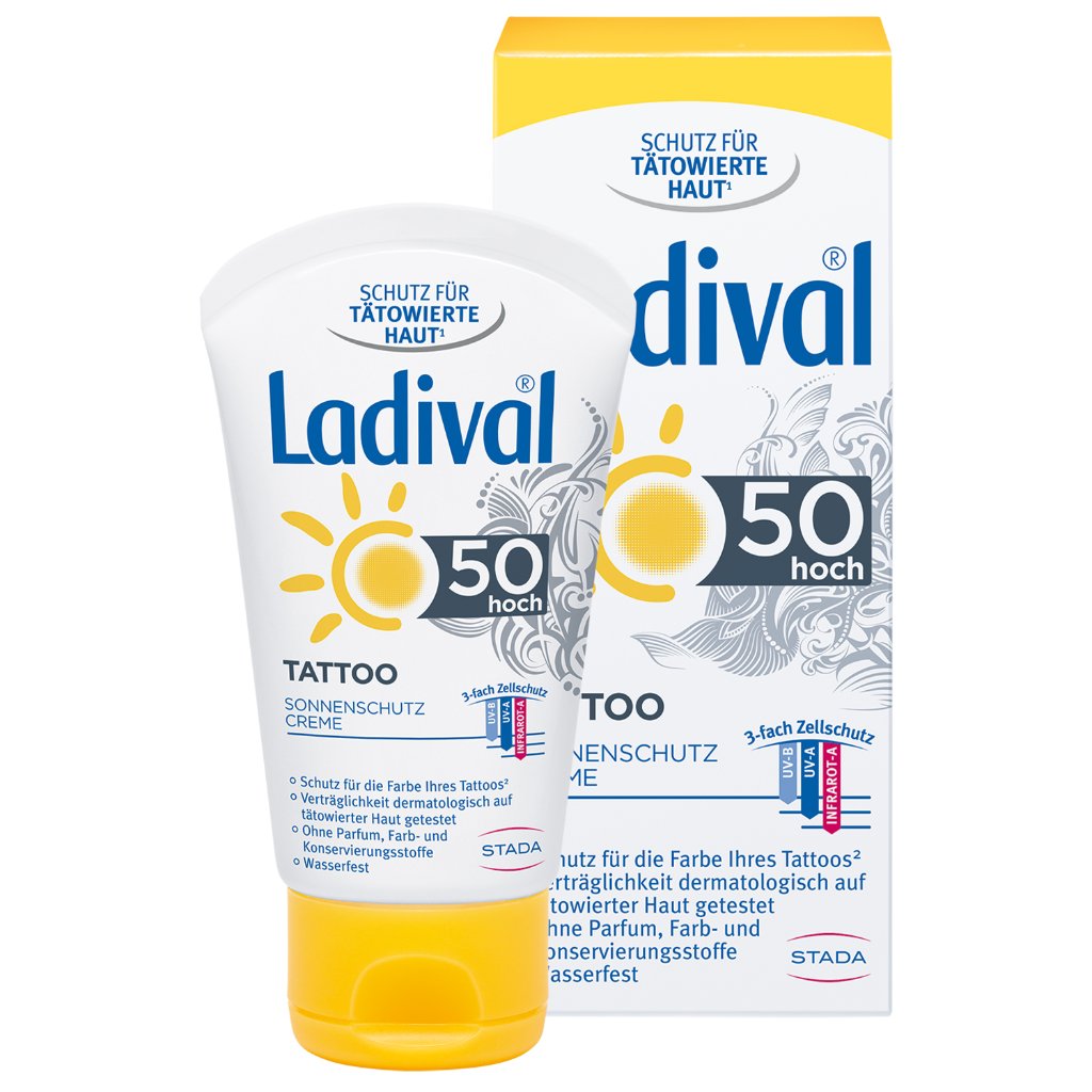 LADIVAL Tattoo Sonnenschutz Creme LSF 50