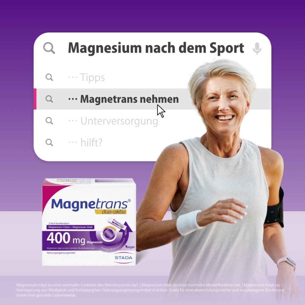 MAGNETRANS duo-aktiv 400 mg Sticks