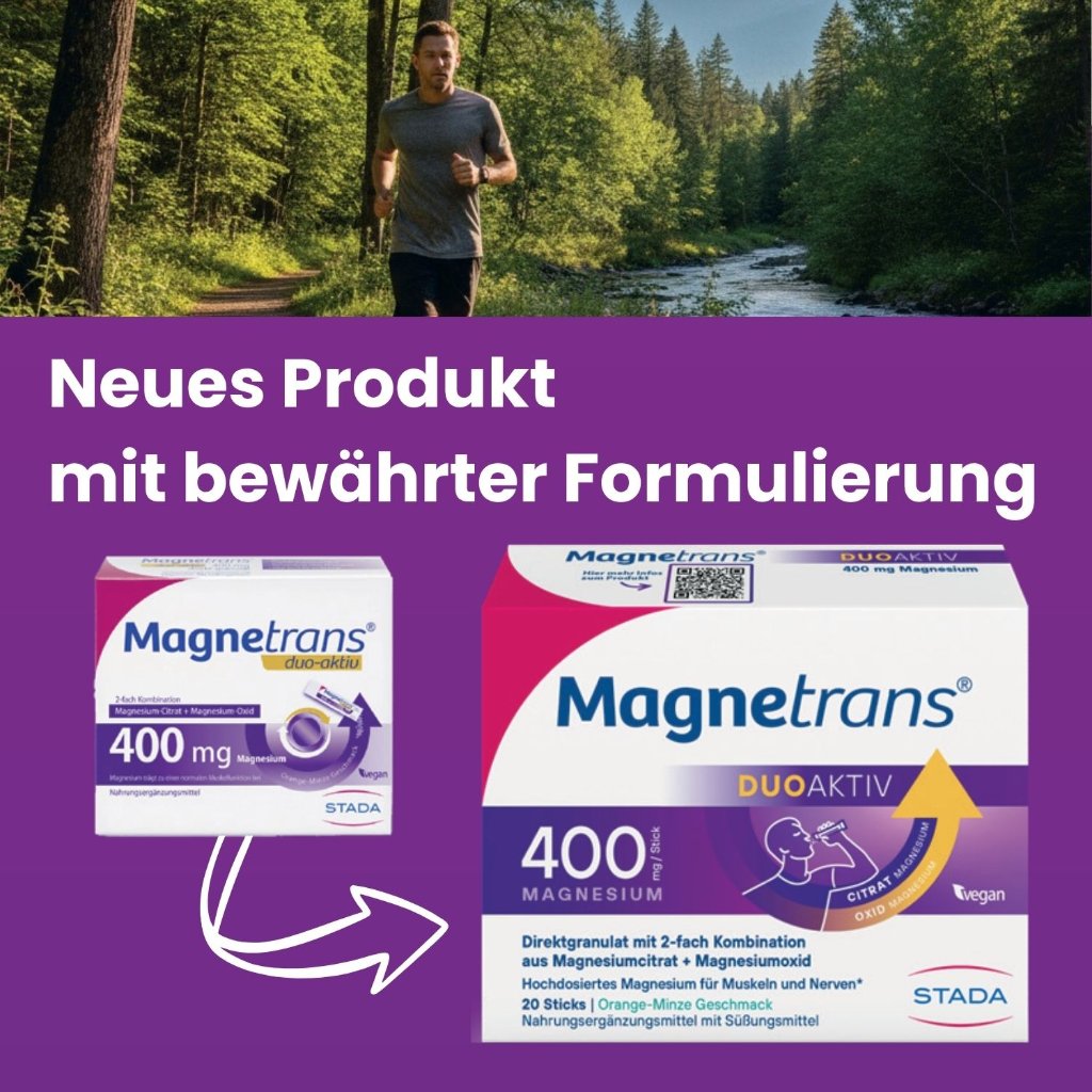 MAGNETRANS duo-aktiv 400 mg Sticks