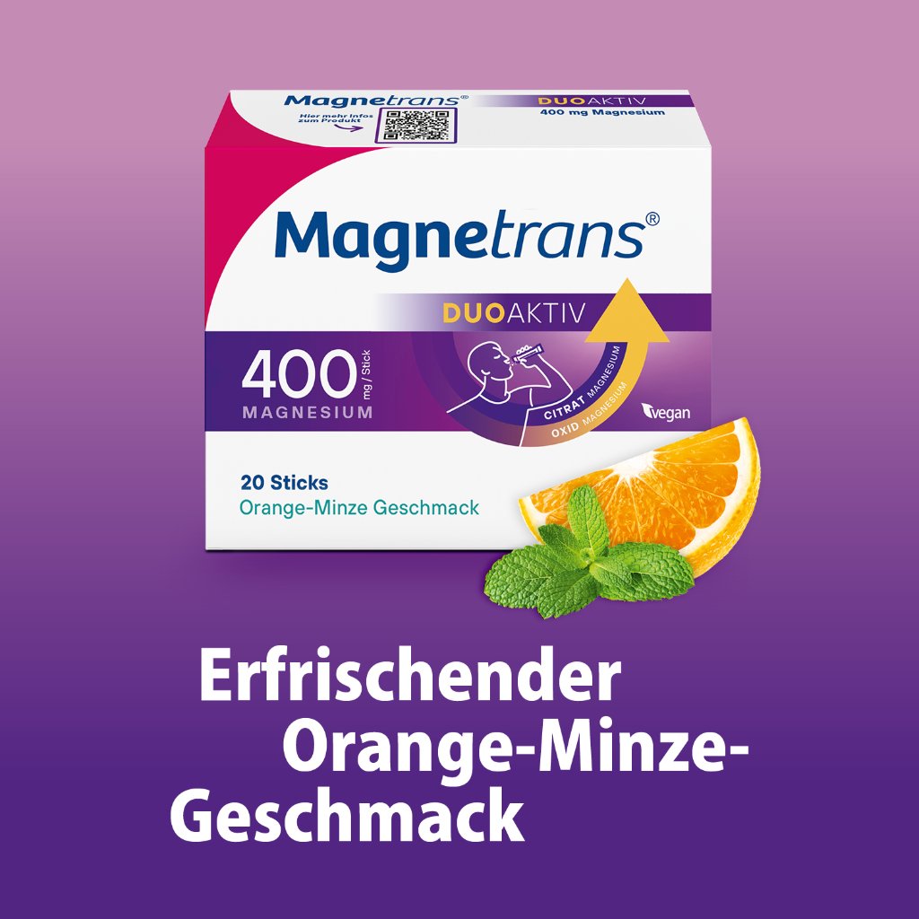 MAGNETRANS duo-aktiv 400 mg Sticks