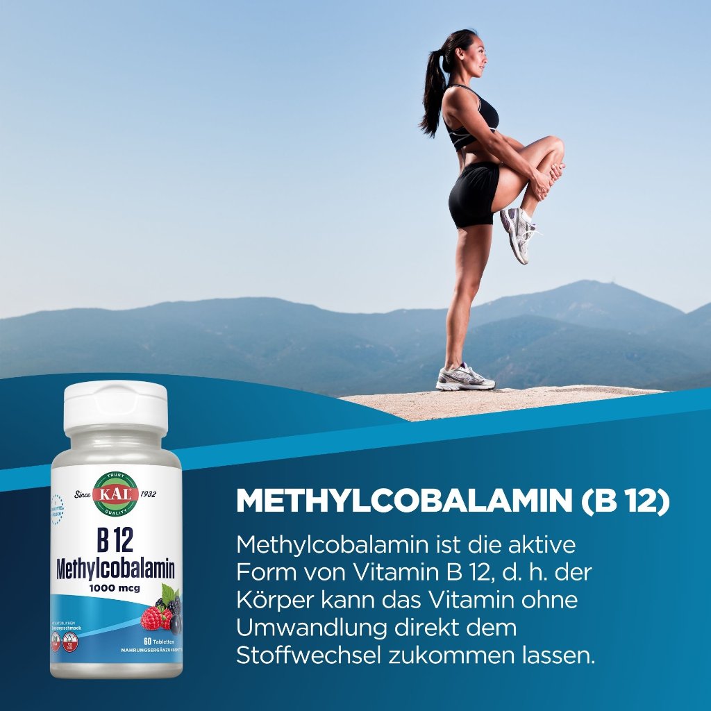 KAL Vitamin B12 Methylcobalamin 1000 mcg