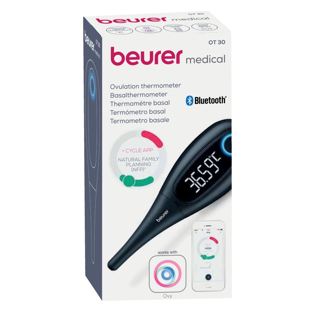 BEURER OT30 Basalthermometer+Zyklus-App Ovy+Bluet.