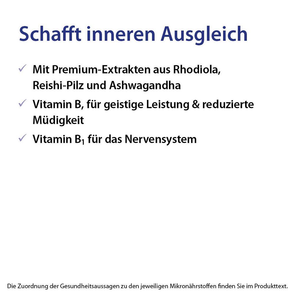 Dr. Jacob's nervenstark mit Rhodiola Ashwaganda Reishi-Pilz