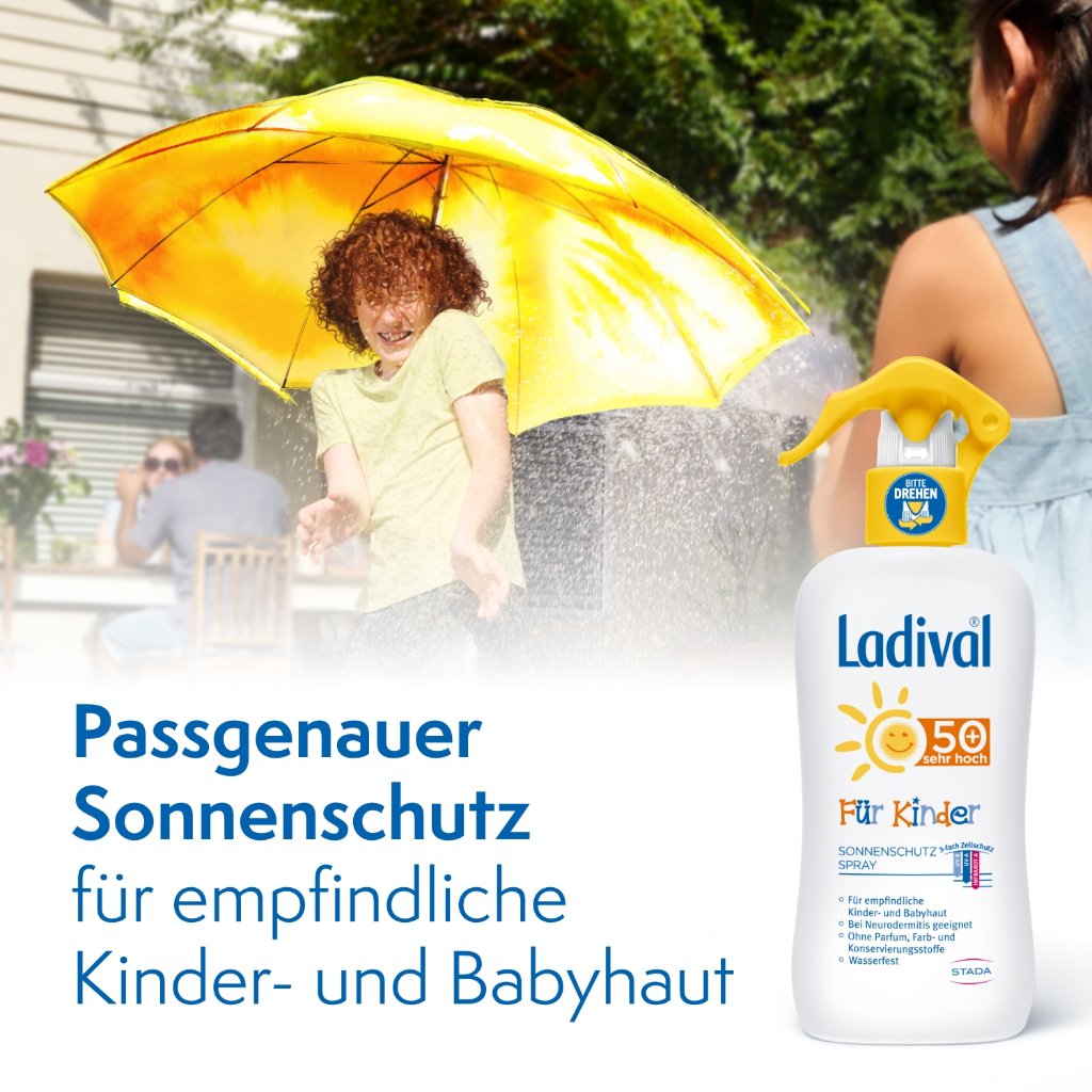 LADIVAL Kinder Sonnenschutz Spray LSF 50+