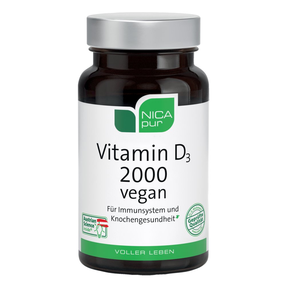 NICAPUR Vitamin D3 2000 vegan Kapseln