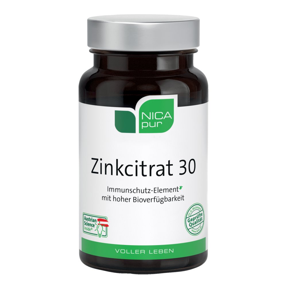 NICAPUR Zinkcitrat 30 Kapseln