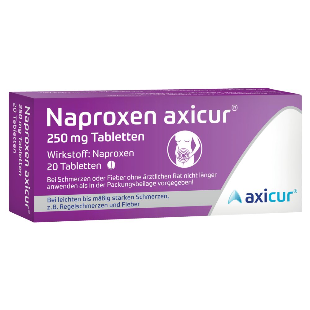 NAPROXEN axicur 250 mg Tabletten