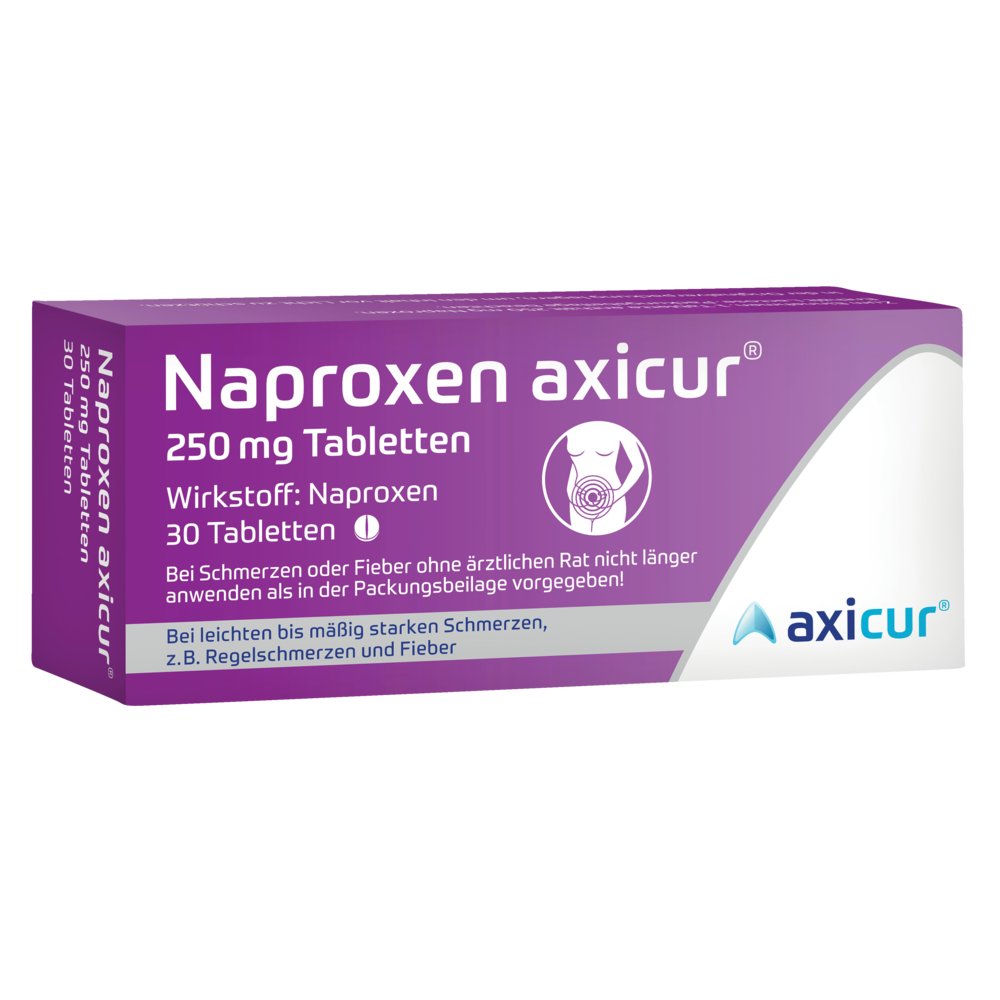 NAPROXEN axicur 250 mg Tabletten