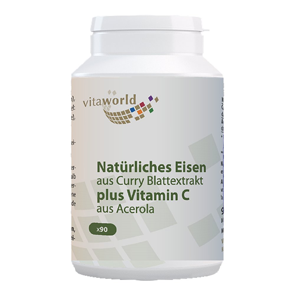 EISEN 14 Vitamin C pflanzlich 100% Kapseln