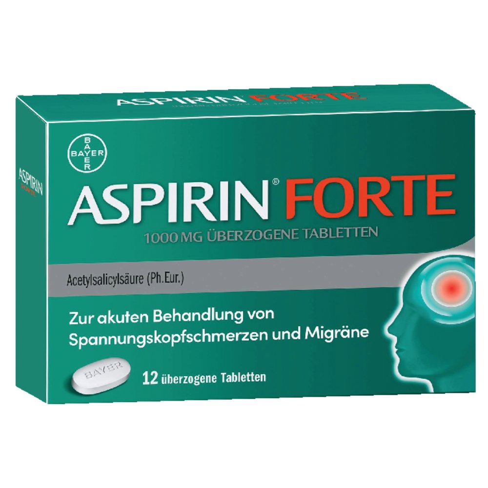 ASPIRIN Forte 1000 mg überzogene Tabletten