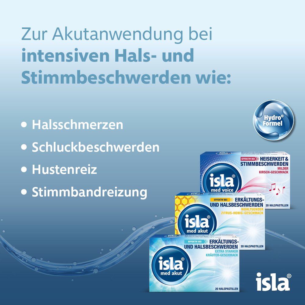 ISLA MED akut Zitrus-Honig Pastillen